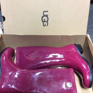 Women's UGG Pink Shaye Rain Boots 1012350